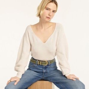 J. crew wide v neck sweater